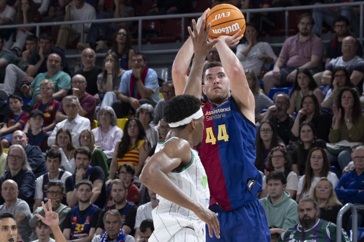 Joel Parra against Unicaja in Malaga this last Sunday 27