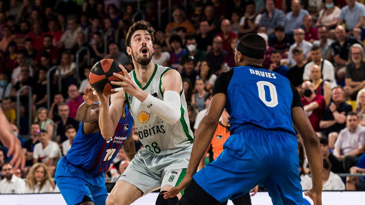 Ante Tomic jugó el domingo un partidazo en el Palau y el Barça tendrá que buscar la manera de frenarle