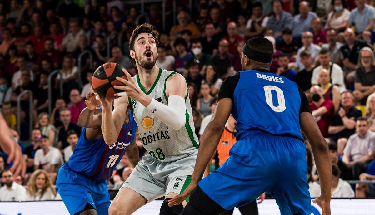 Ante Tomic jugó el domingo un partidazo en el Palau y el Barça tendrá que buscar la manera de frenarle