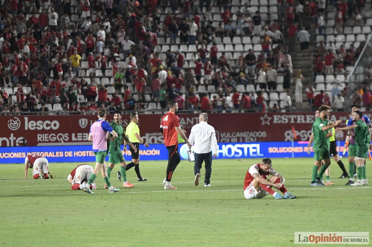 Así fue el encuentro del play off del Real Murcia y el Nástic en la lucha por el ascenso