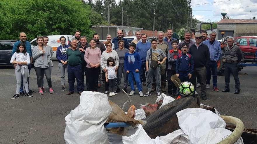 Jornada de limpieza de los cauces del Deza y del Ulla