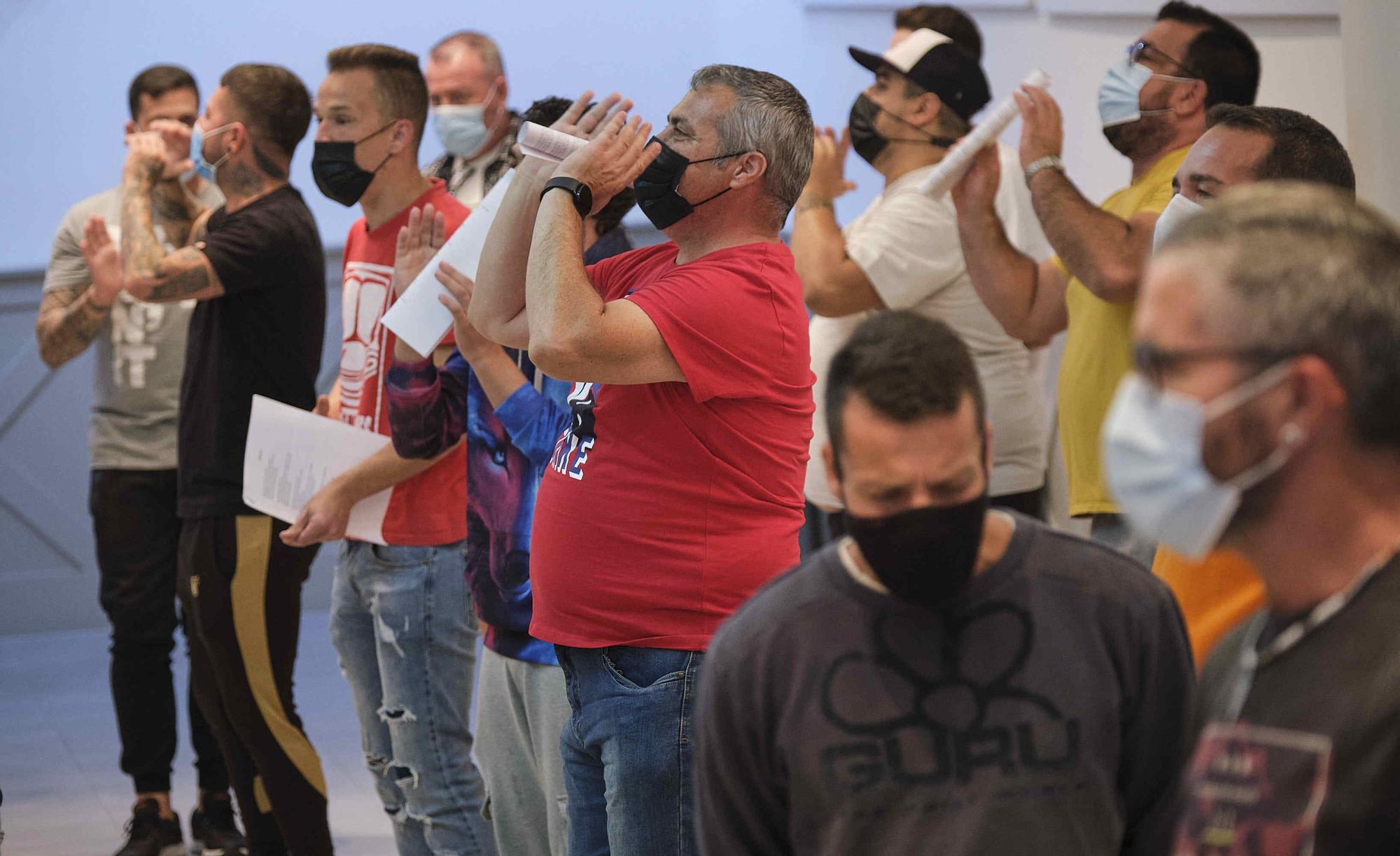 Triqui-Traques inaugura los ensayos en el espacio común del Parque Marítimo.