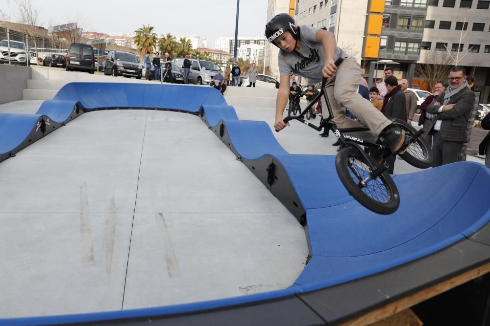 Así es el nuevo parque infantil de Navia, en Vigo