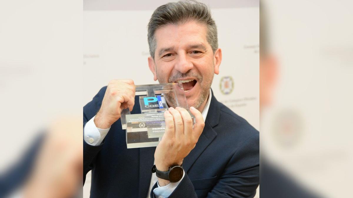 Rafael Mesa, premio nacional de investigación del Consejo General de Enfermería en el ámbito hospitalario