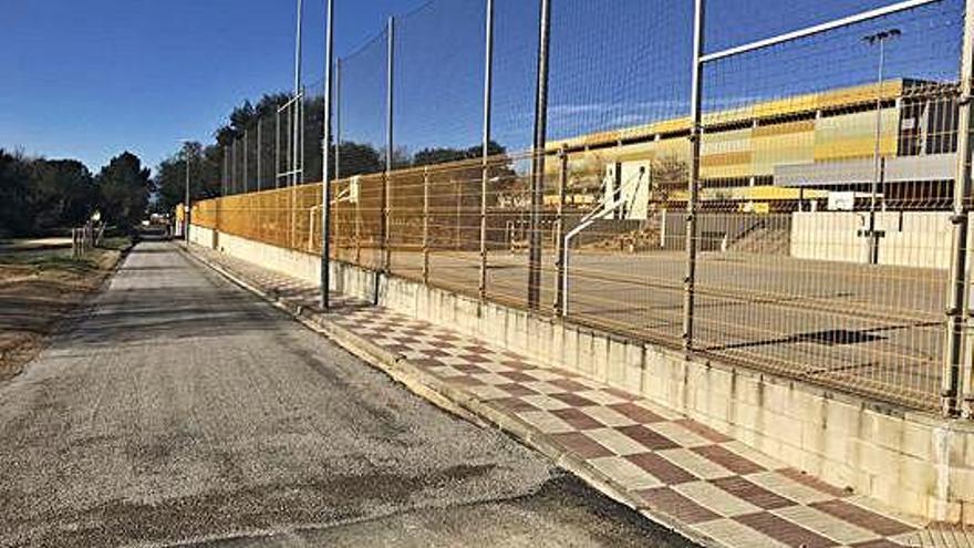 Llagostera arregla el camí paral·lel a la Via Verda