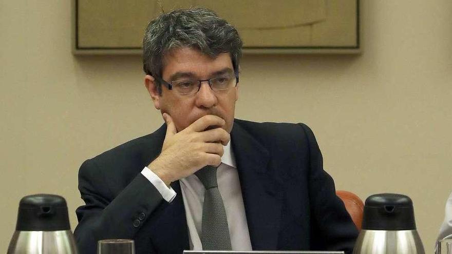 El ministro de Energía, Álvaro Nadal, esta semana en el Congreso de los Diputados.