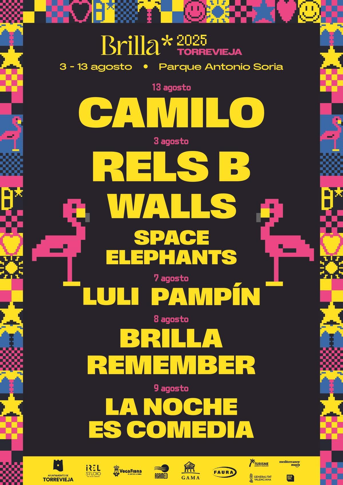 Cartel Brilla Torrevieja 2025