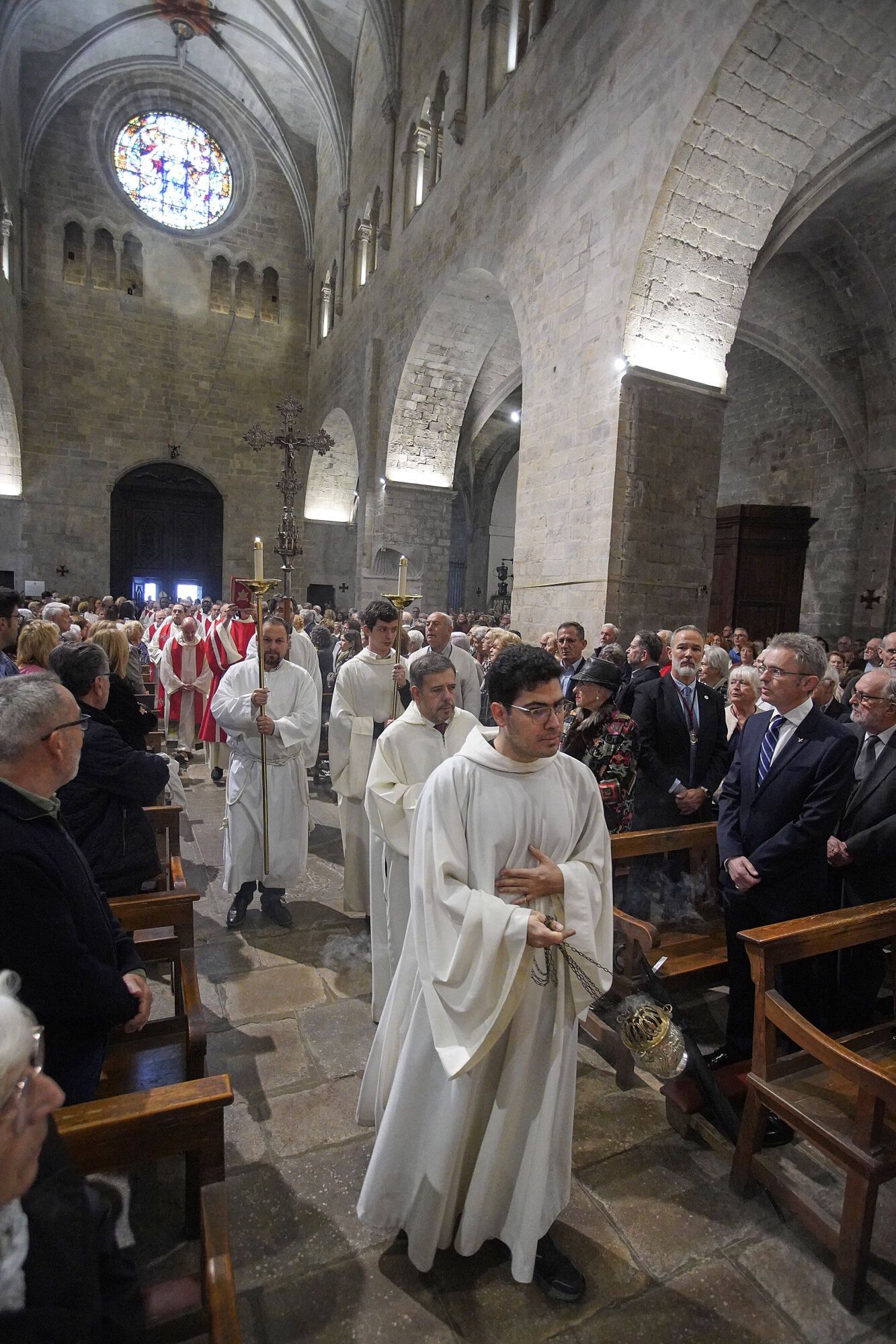 Girona Basílica de Sant Feliu missa de Sant Narcís El Bisbe de Girona evoca Sant Narcís per combatre "la guerra, la fam i la manca d'una vida digna"