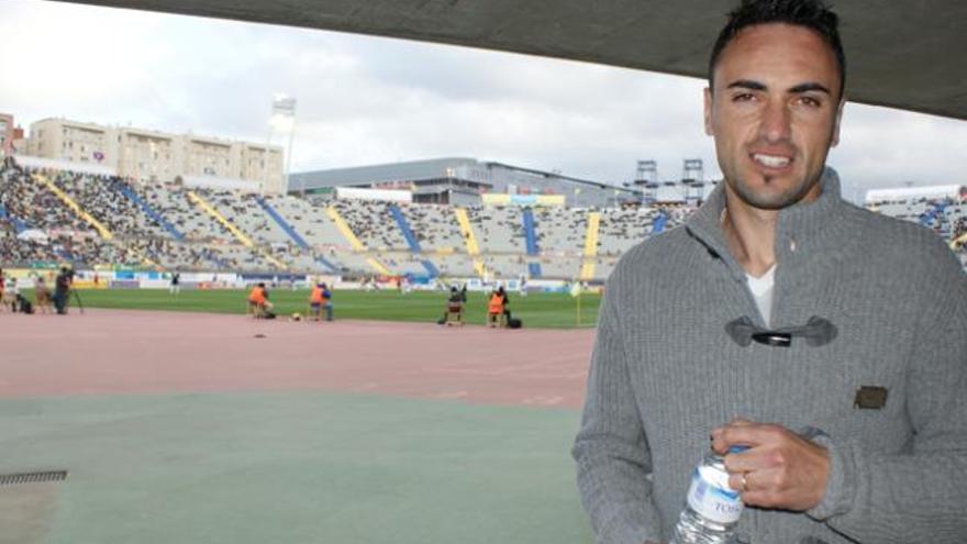 Jerónimo Figueroa, Momo, en el Estadio de Gran Canaria en una imagen de archivo. i LA PROVINCIA/DLP