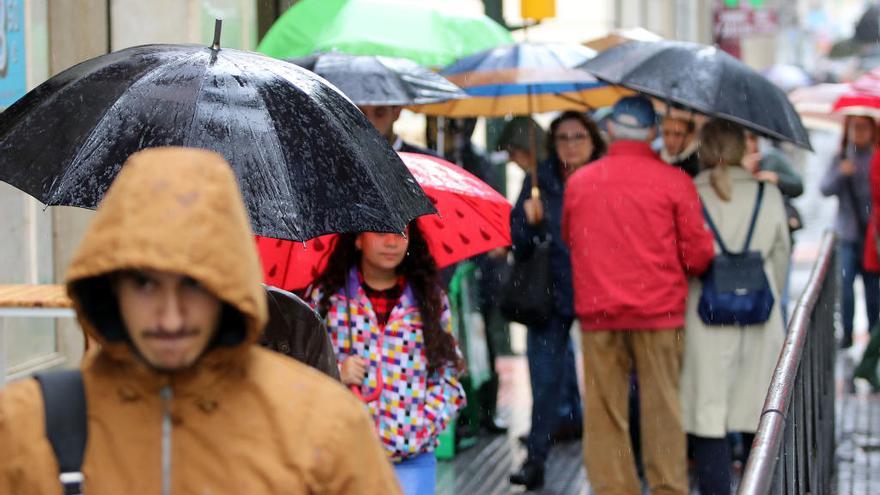 Lluvias en la capital el pasado invierno.