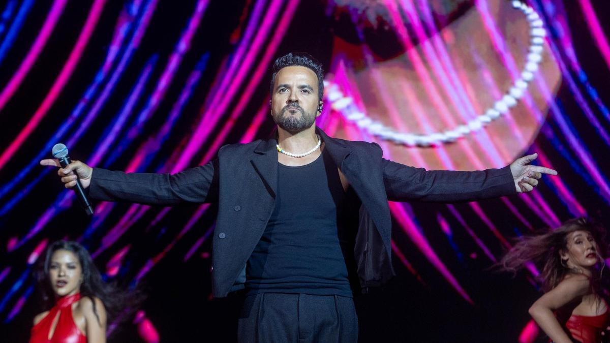 Luis Fonsi en un concierto en Alicante, en una imagen de archivo.