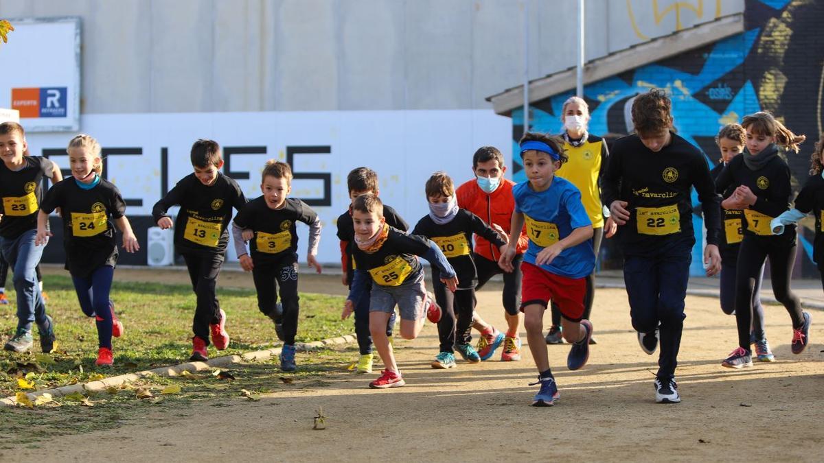 Els joves corredors també van tenir la seva cursa