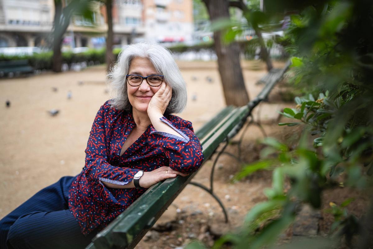 La escritora Rosa Ribas, en Barcelona. 