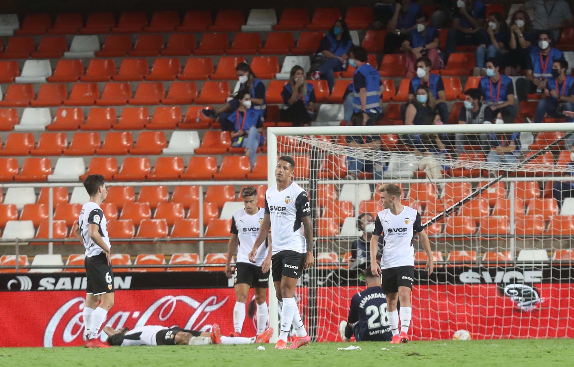 Las imágenes del partido entre el Valencia CF y el Real Madrid