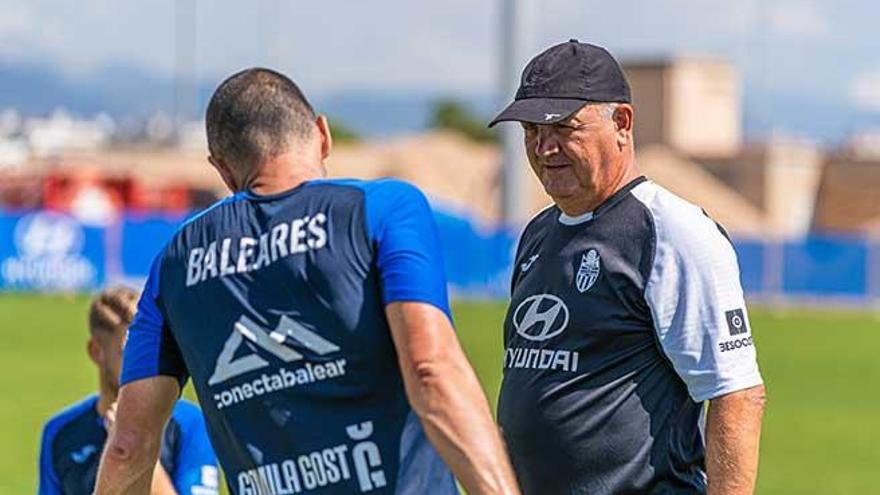 Manix Mandiola durante un entrenamiento.