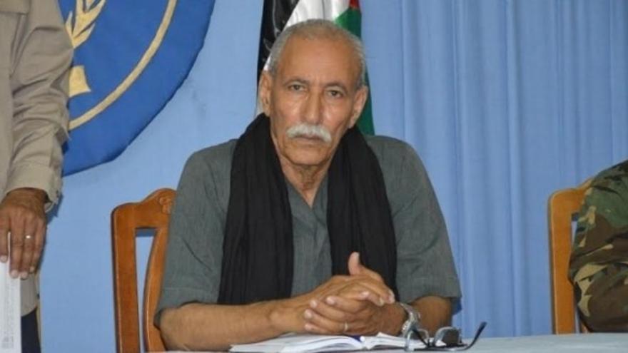 - El líder del Frente Polisario, Brahim Ghali.
