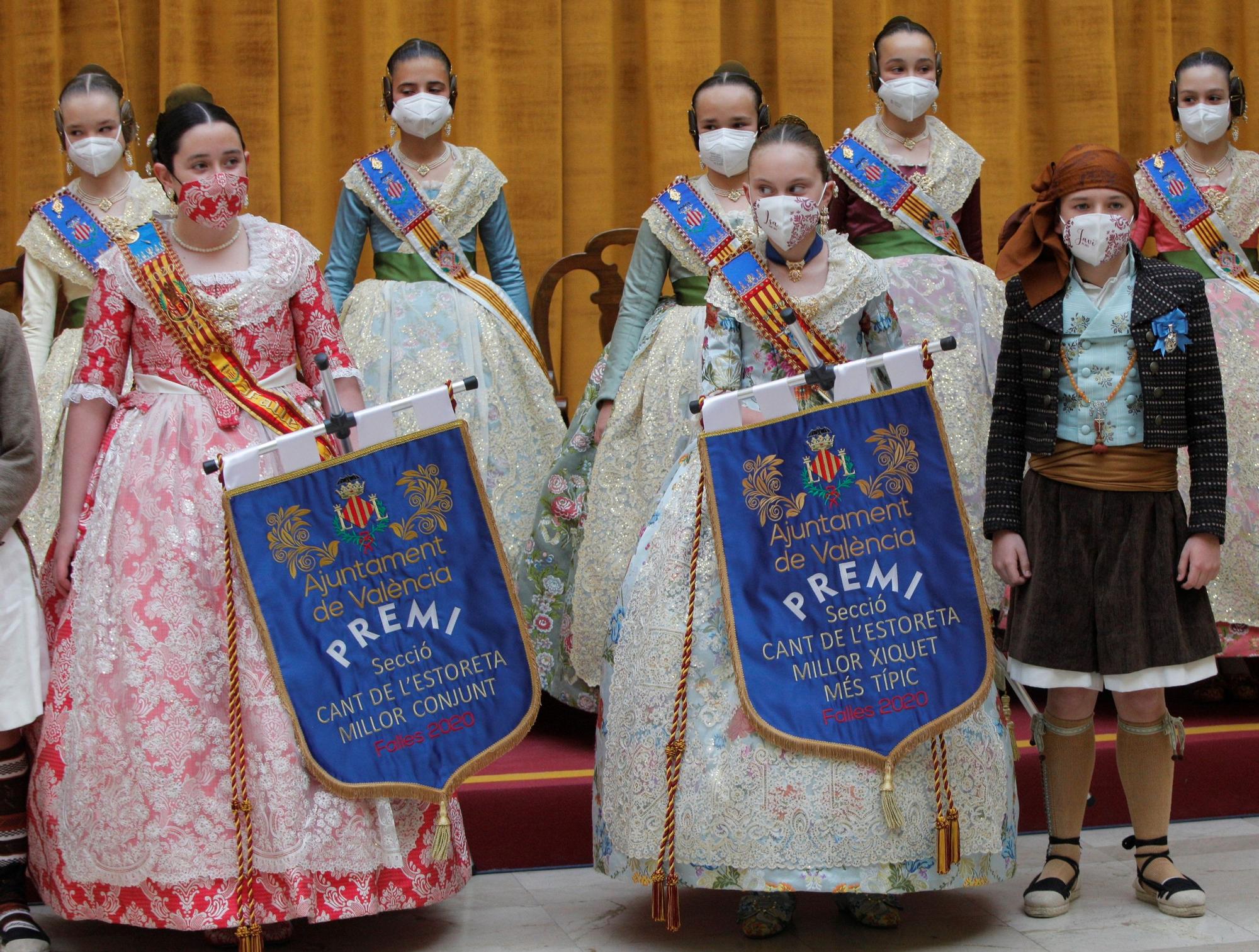 Las fallas infantiles vuelven con los "brillants", fotos y reparto de premios