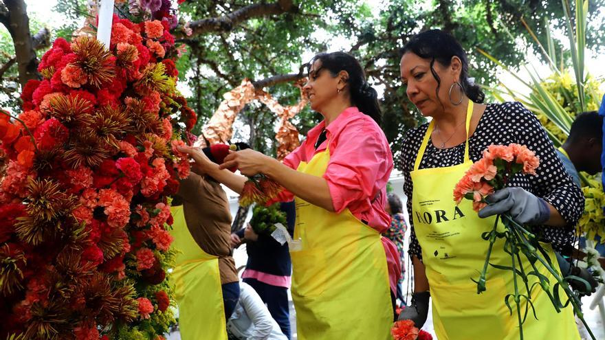 La guerrilla floral, en imágenes