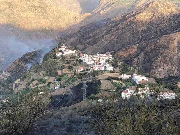 El incendio de Gran Canaria, a lunes 19 de agosto