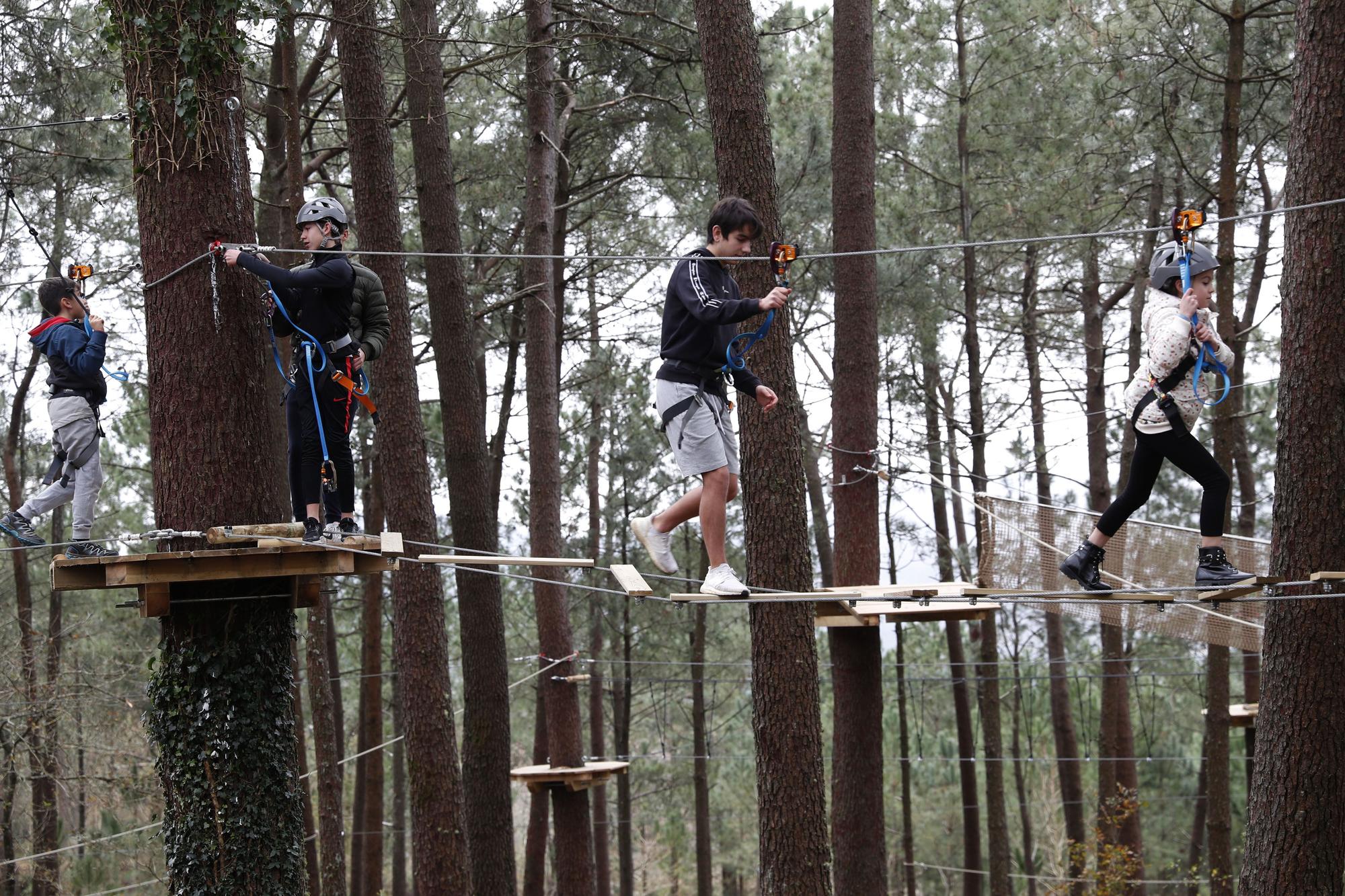 Así es el mayor ecoparque de aventuras de Galicia