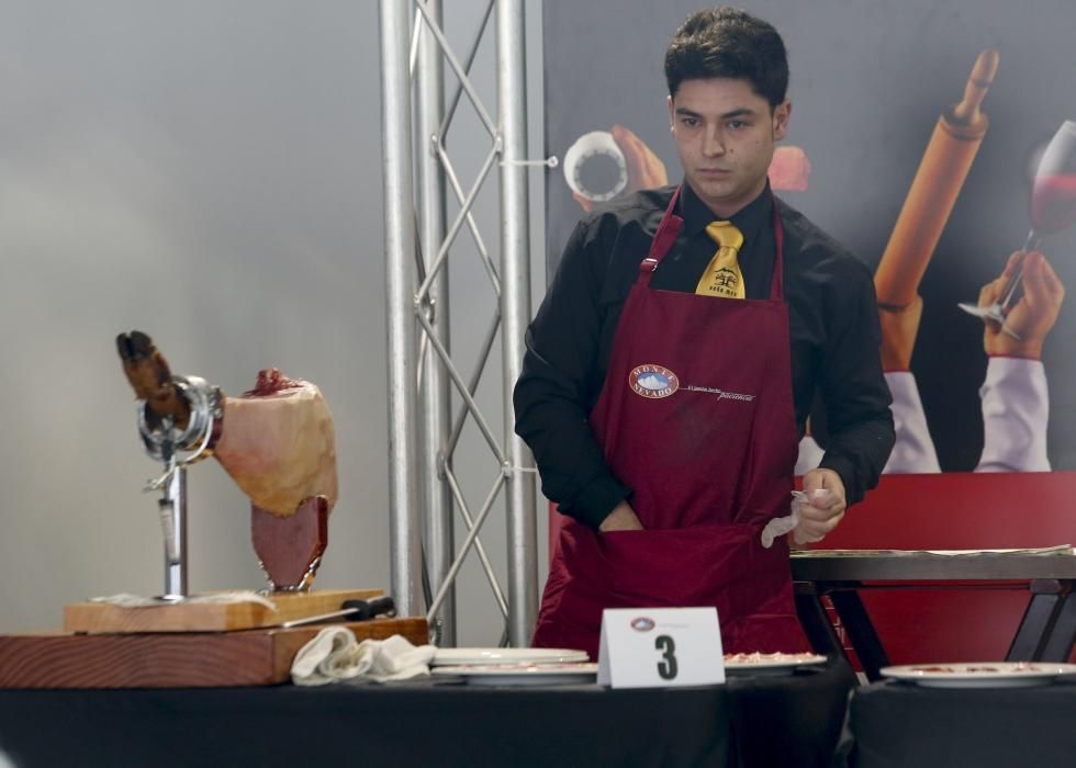 Concurso Nacional de Cortadores de Jamón en Salenor.