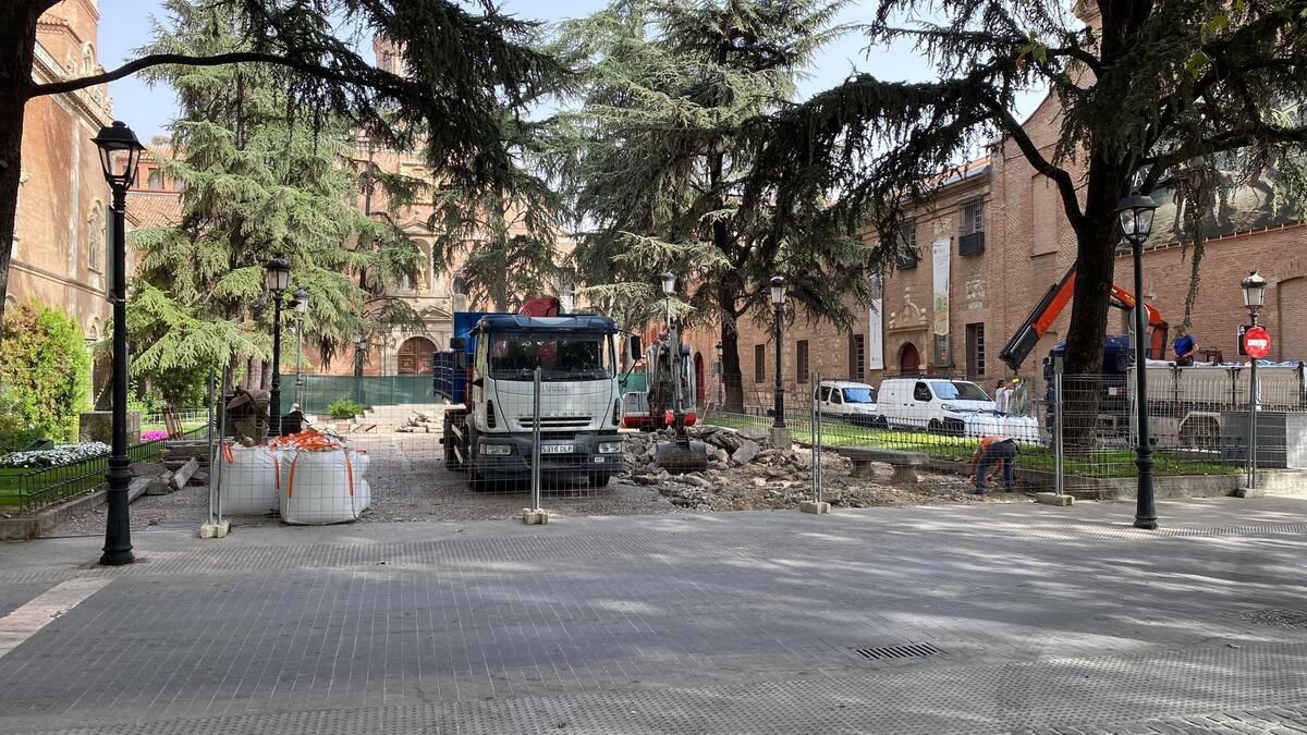 Comienzan las obras de la Plaza de las Bernardas: este es el plazo estimado y presupuesto invertido
