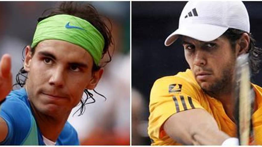 Los tenistas españoles Rafa Nadal y Fernando Verdasco.