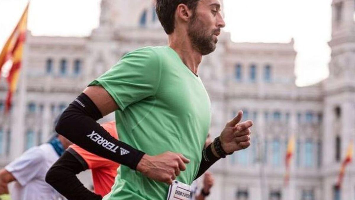 Una imagen de archivo de Arbeloa disfrutando del running.
