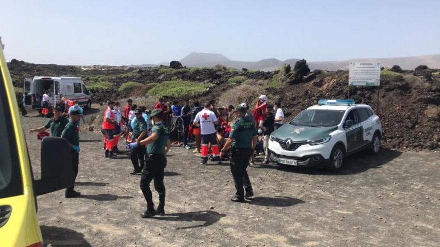 Atención sanitaria a los migrantes en Caletón Blanco