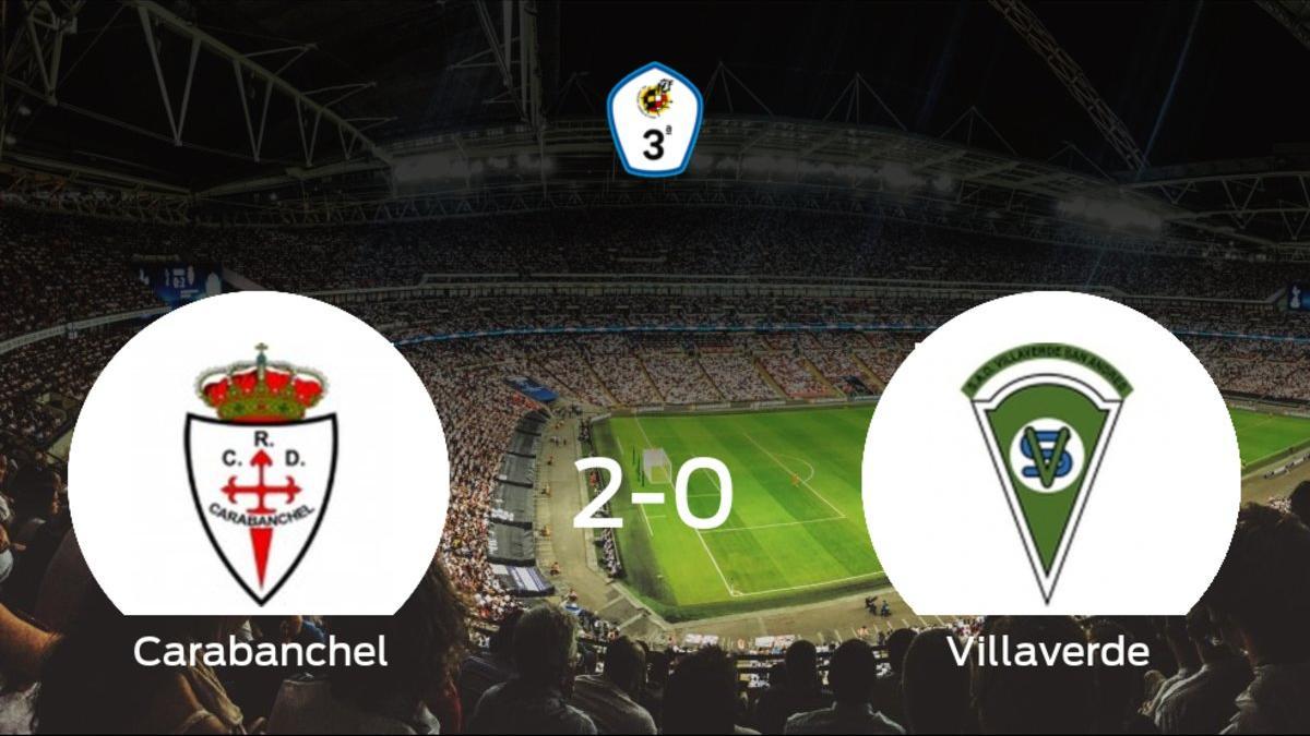 El Carabanchel consigue la victoria frente al Villaverde (2-0)