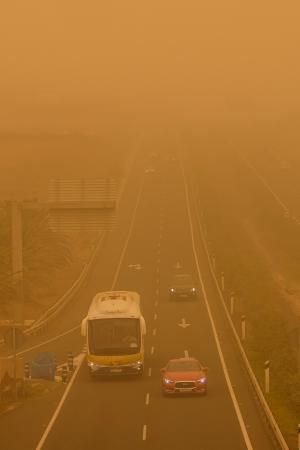 La Aldea - Agaete- Las Palmas de GC:. Incendio Tasarte y calima  | 23/02/2020 | Fotógrafo: José Carlos Guerra