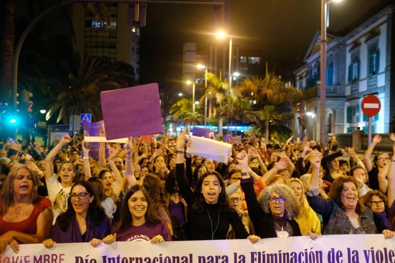 Manifestación contra la violencia machista