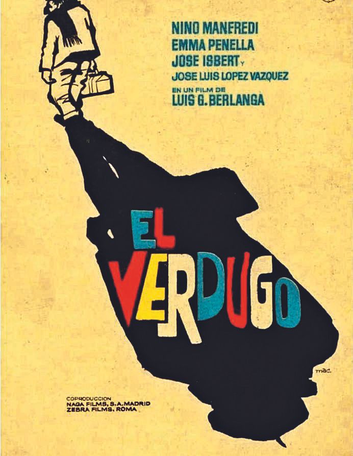 Cartel de El verdugo.