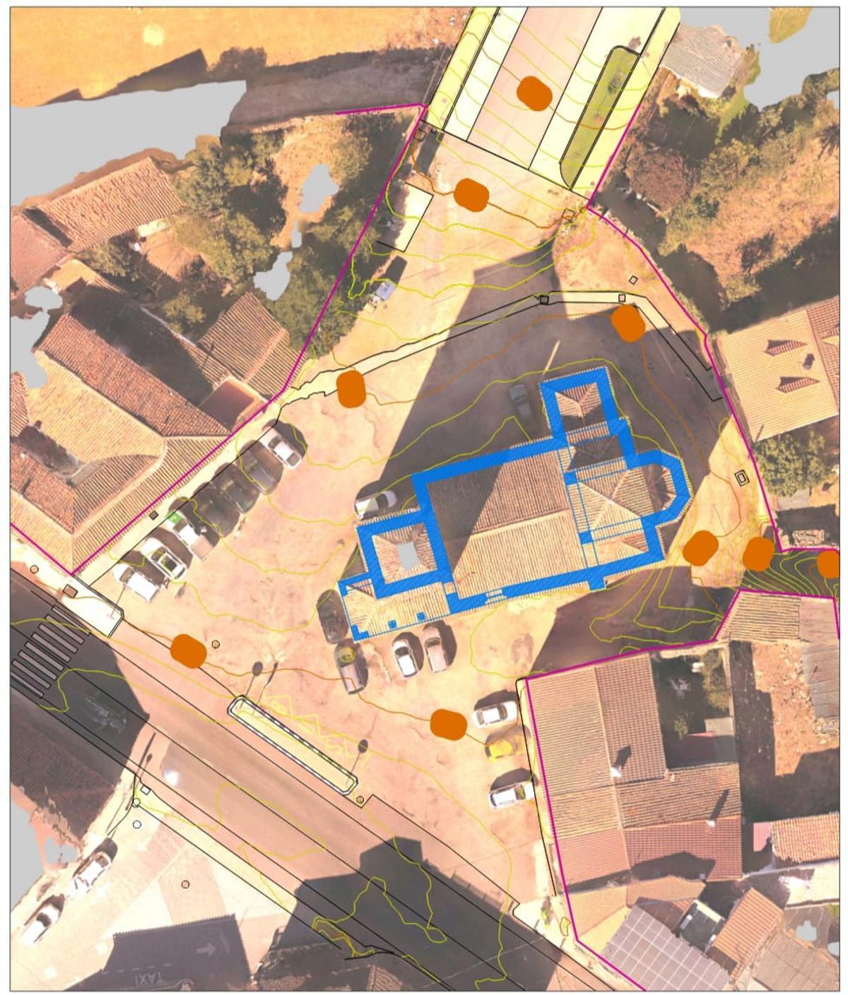 Plano de la zona de actuación