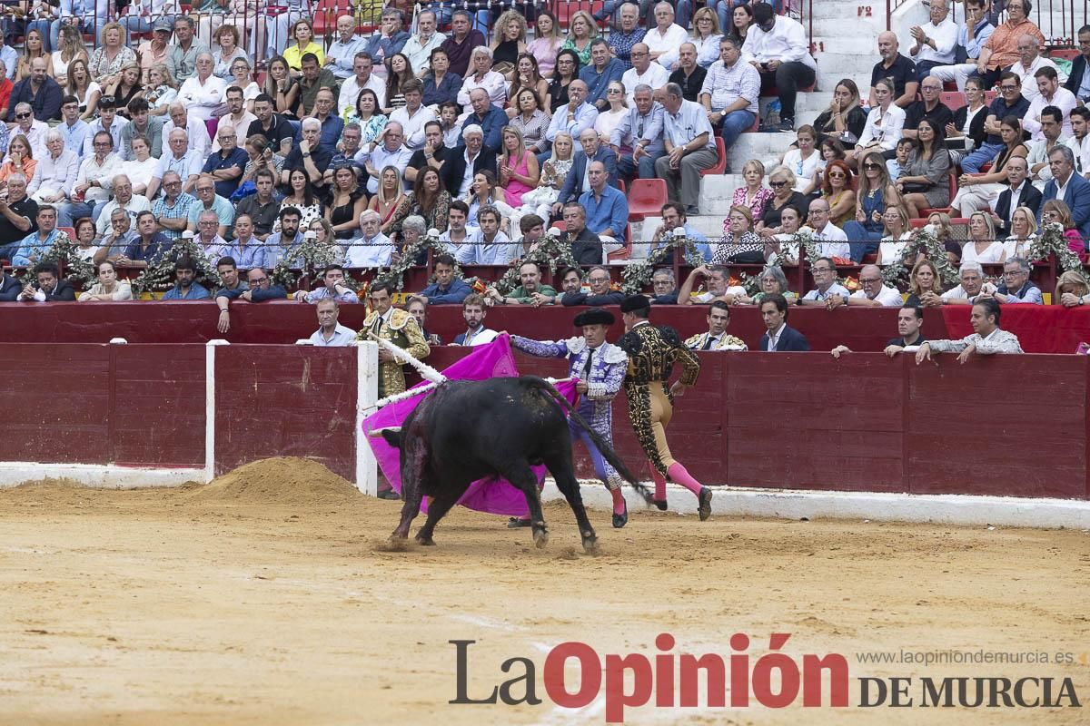 Cuarta corrida en la Feria Taurina de Murcia (Castella, Manzanares y Ureña)