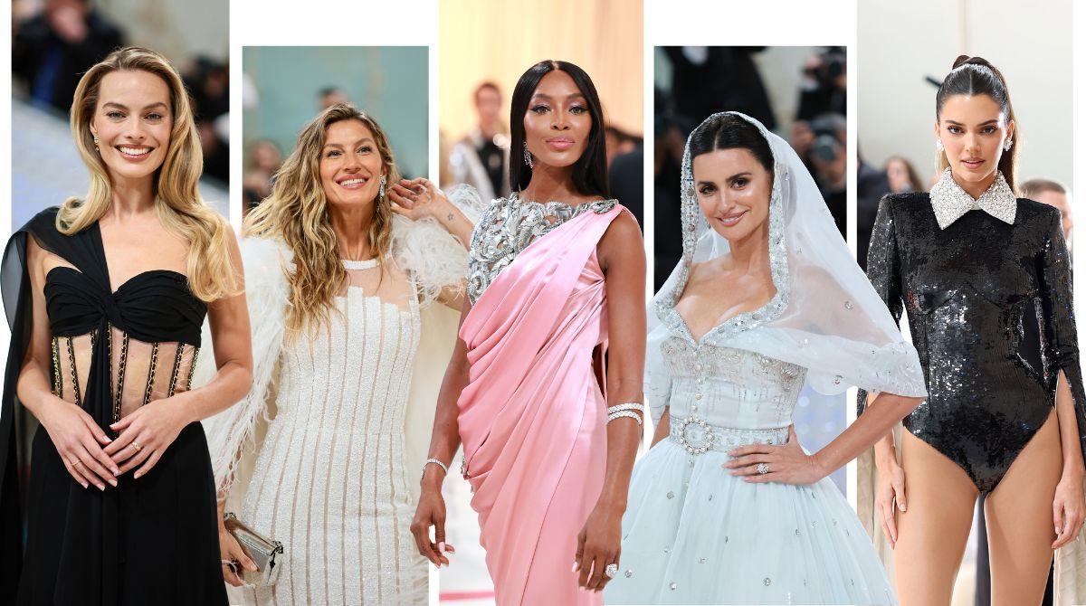 Margot Robbie, Gisele Bündchen, Naomi Campbell, Penélope Cruz y Kendall Jenner en la Gala MET 2023