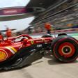 Leclerc, en el circuito de Shanghai