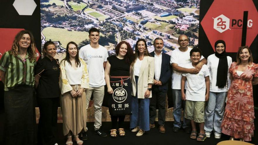 Pumariega, con los emprendedores