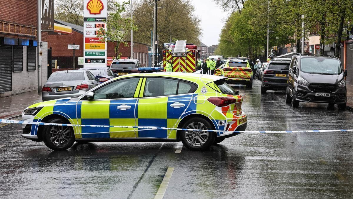 Coche policial en Reino Unido.