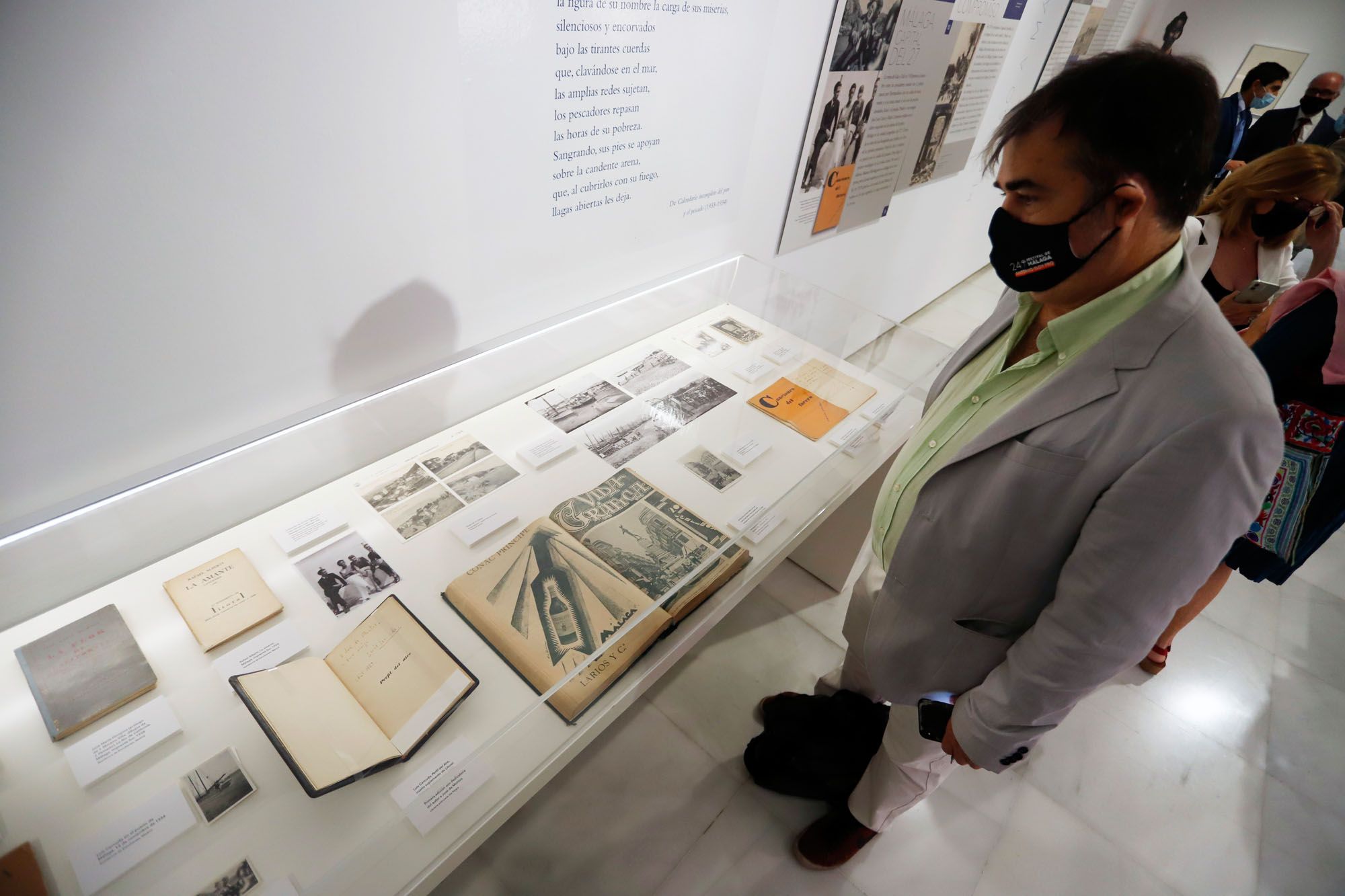 Exposición sobre Emilio Prados en el Centro Cultural de la Fundación Unicaja