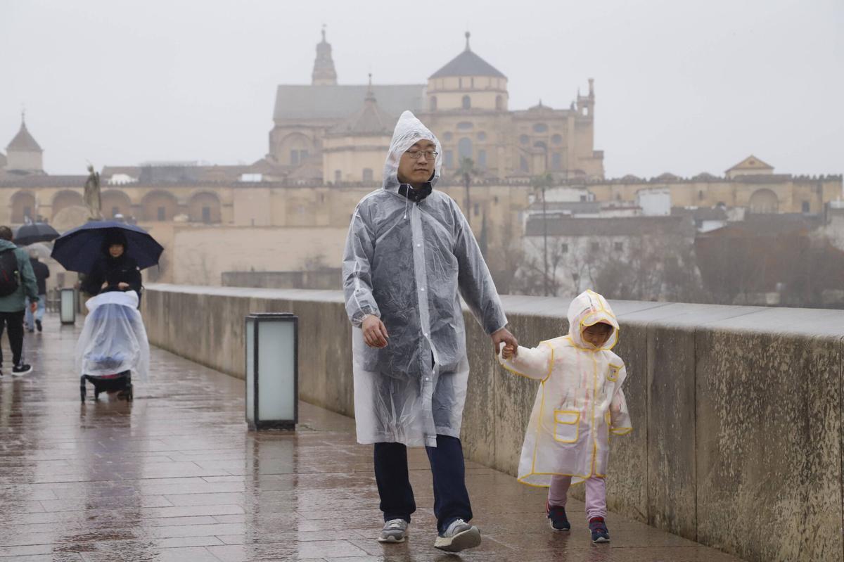 Jornada de lluvia en Córdoba.