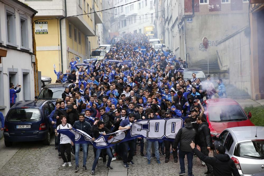 El oviedismo tiñe Lugo de azul