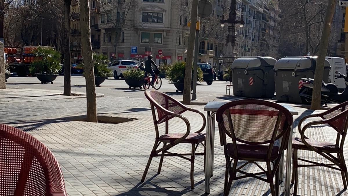 Un bar en Barcelona.