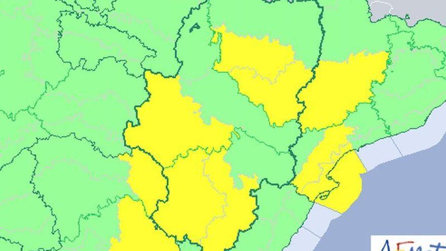 Alerta por nieblas intensas en Huesca y por frío en sierras de Teruel y Zaragoza