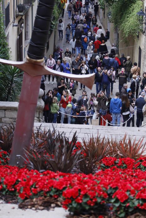 Girona es torna a omplir de visitants el darrer cap de setmana de Temps de Flors