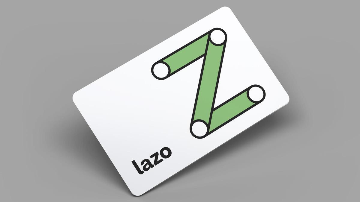Imagen de archivo de una tarjeta Lazo