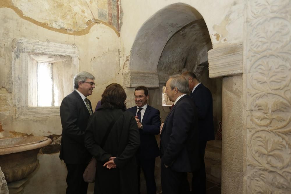 Presentación del proyecto de restauración de las pinturas murales de San Miguel de Lillo