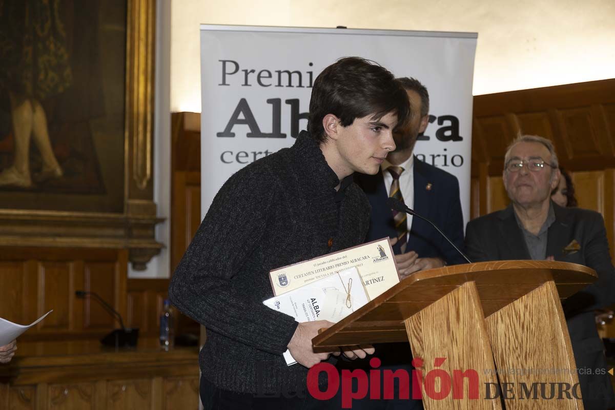 Entrega de los premios Albacara en Caravaca