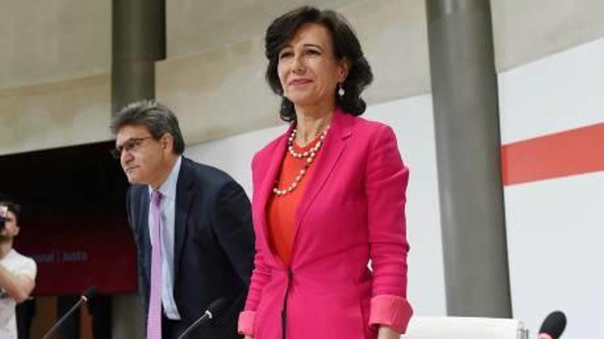 La presidenta del Santander, Ana Botín.