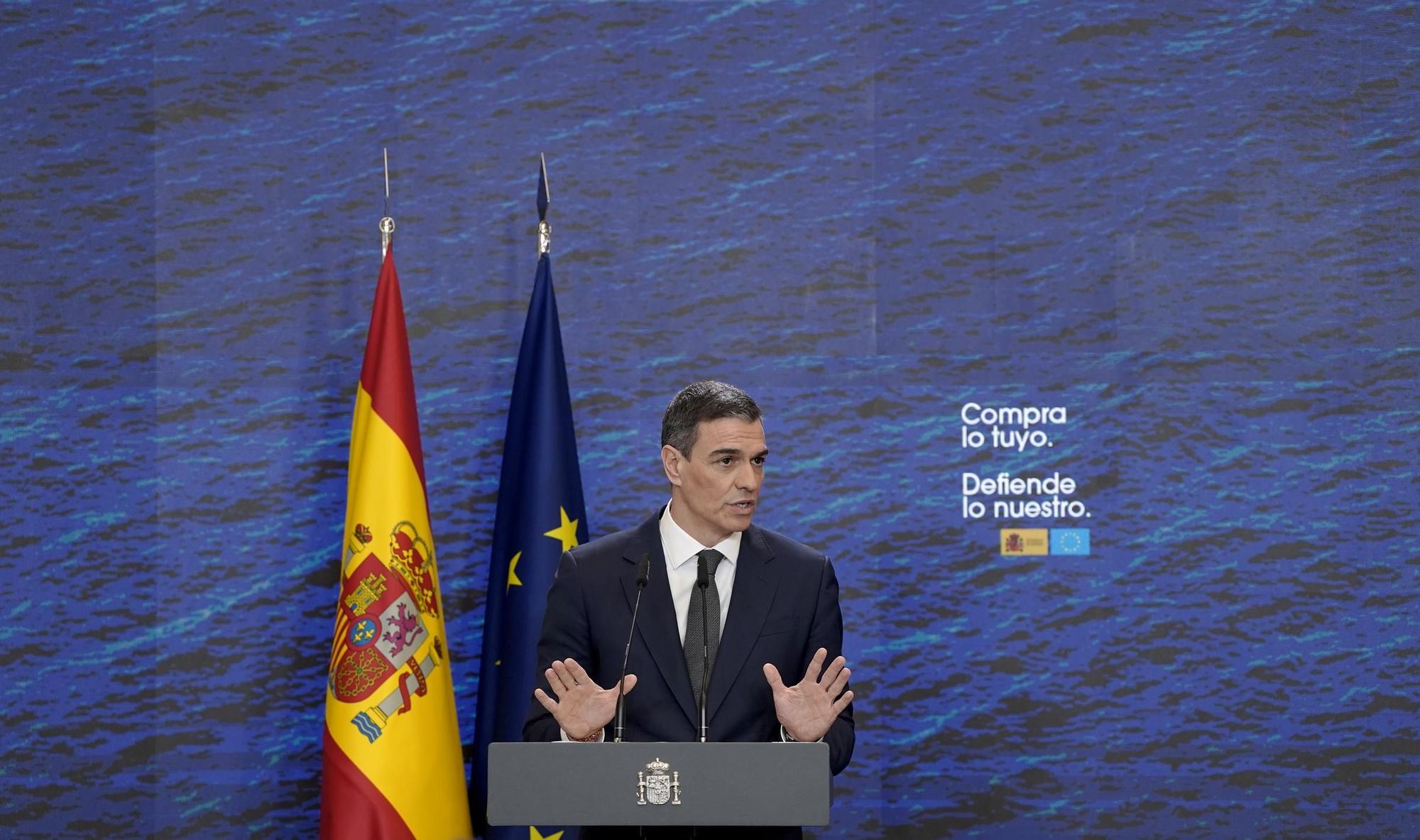 Pedro Sánchez comparece en Moncloa tras el anuncio de aranceles de Donald Trump
